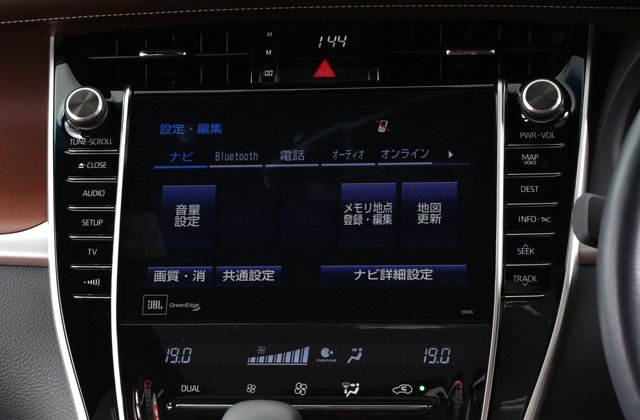 トヨタハリアープログレス メタルアンドレザーパッケージ