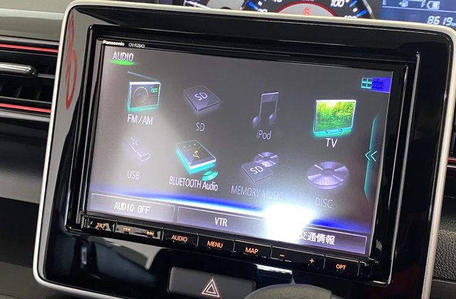 スズキワゴンRスティングレーHYBRID T 全方位モニター用カメラパッケージ装着車