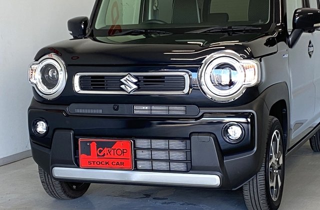 スズキハスラーハイブリッド Xターボ 全方位モニター付メモリーナビ装着車