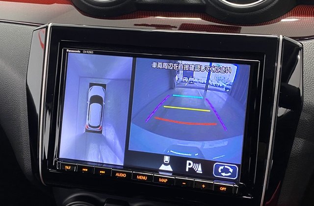 スズキスイフトスポーツ全方位モニター用カメラパッケージ装着車